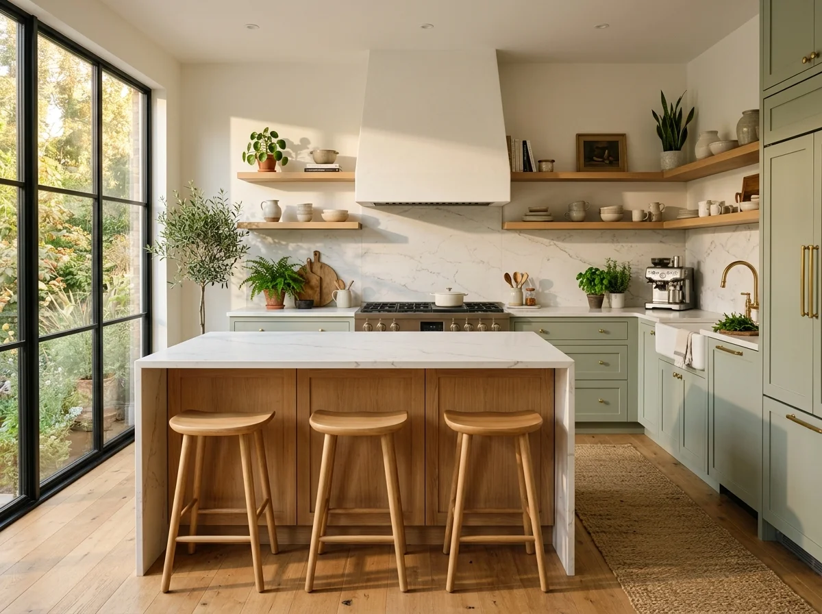 15 Warm Kitchen Ideas That Beat Clinical